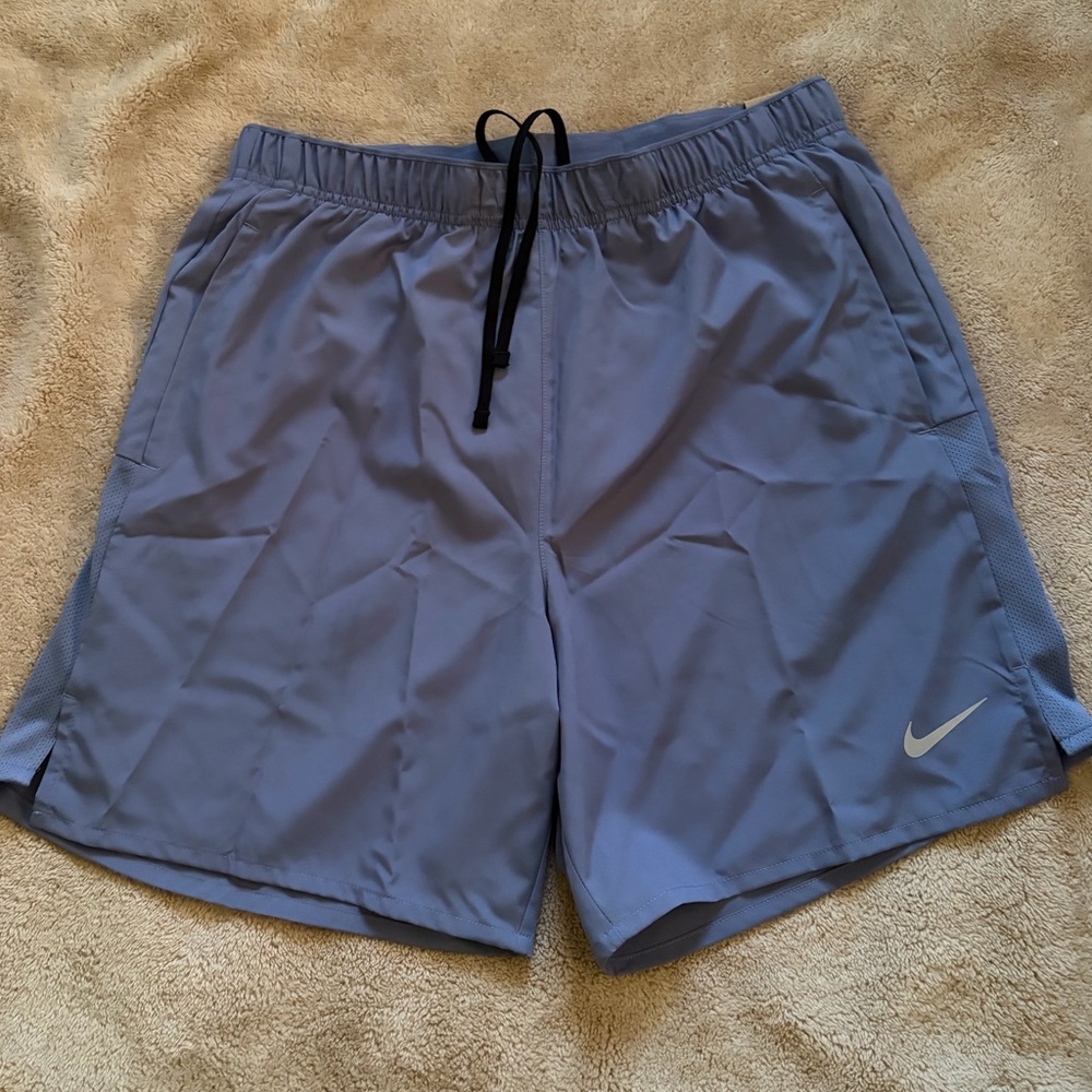 Nike Men's Light Blue Athletic Shorts